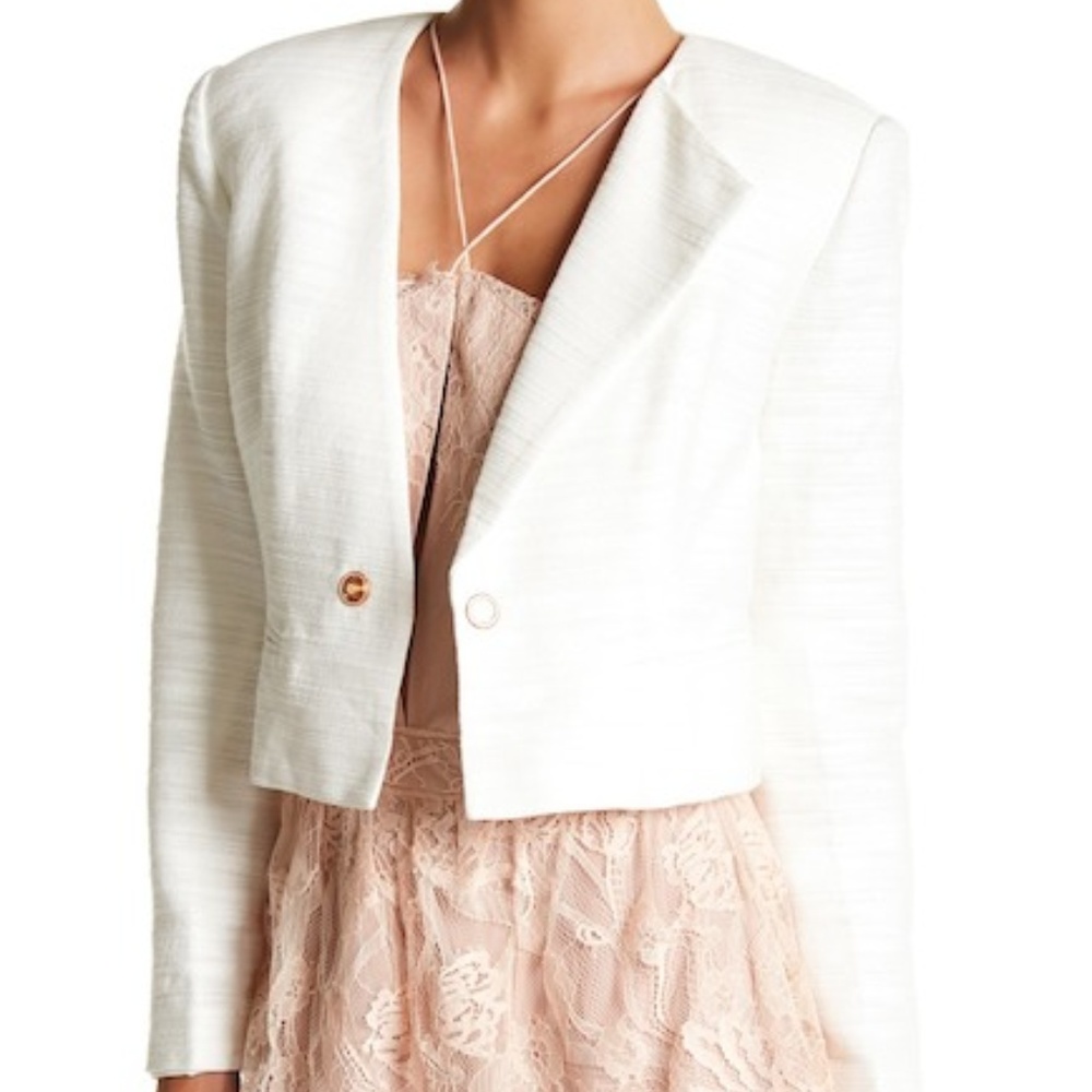 STYLESTALKER Carson NWT Ivory White Jacket XS 0-2